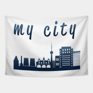 My city t shirt Tapestry