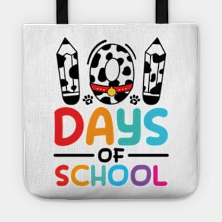 101 Days Of School Dalmatian Dog Tote