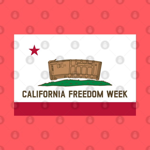 California Magazine Freedom Week Flag by erock