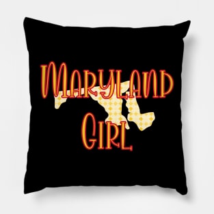 Maryland Girl Pillow