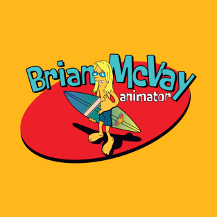 Front Logo - Brian McVay animator T-Shirt