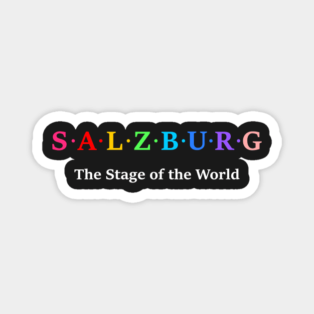 Salzburg, Austria Magnet by Koolstudio