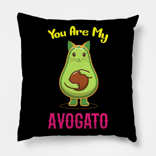 Avogato Avocado Cat For Lover Gift Pillow Avogato Avocado Cat For Lover Gift Pillow