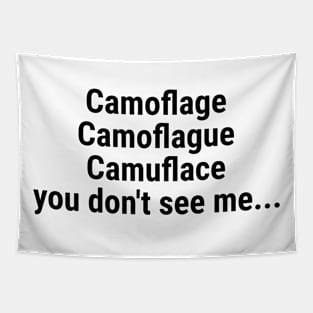 camouflage - you don't see me Tapestry