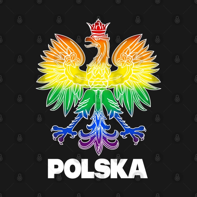 Poland/Polish Eagle Flag / Gay Pride Colors by DankFutura