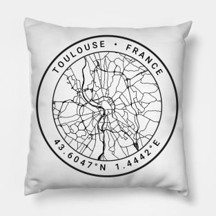 Toulouse Map Pillow