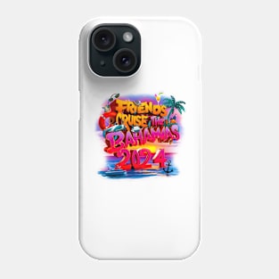 Bahamas Cruise 2024 Family Friends Group Vacation Matching Phone Case