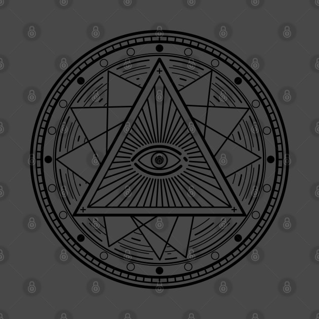 Pyramid All seeing eye by Kneazal