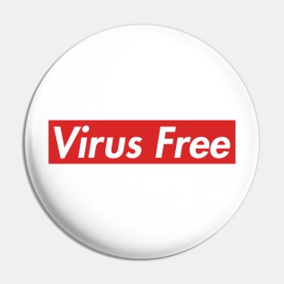 Virus Free Pin