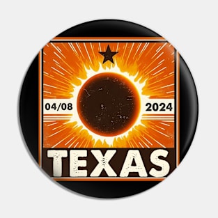 Texas solar eclipse 2024 Pin