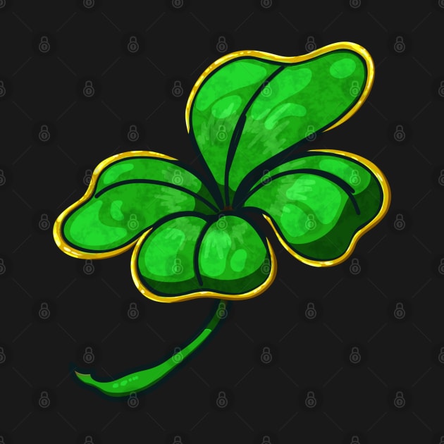 Four-Leafed Clover... Wit Da GOLD TRIM?!? by Ray-Fillet