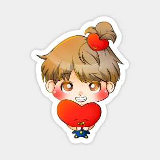 Cute Tae and Tata Magnet