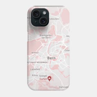 Bern pink map Phone Case