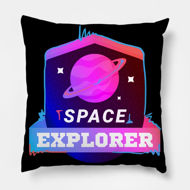 Space Explorer Pillow by Beautifulspace22