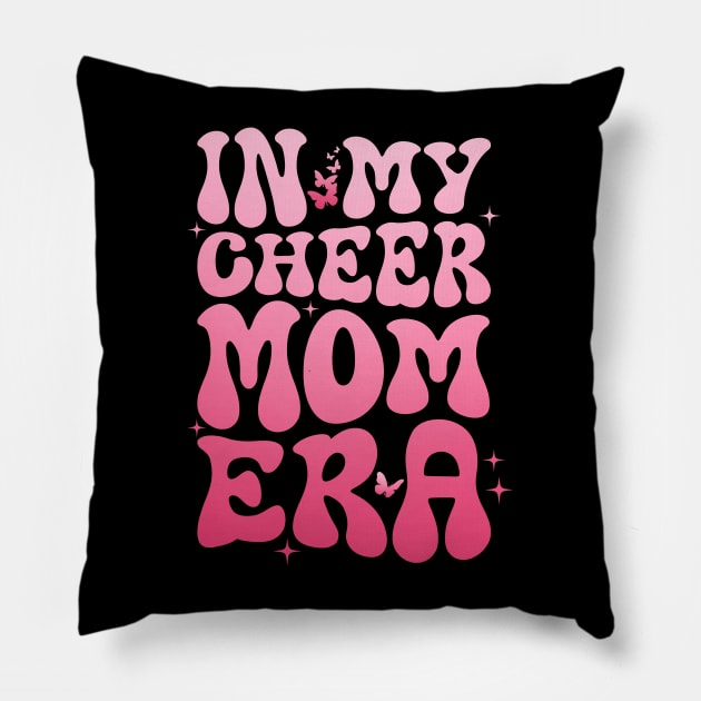 In My Cheer Mom Era Cheerleading Football Mom Women Life Pillow by Nisrine