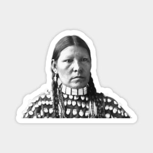 Arapahoe Woman - Freckled Face - Circa 1899 Magnet