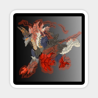 Monster Hunter Stygian Zinogre Magnet