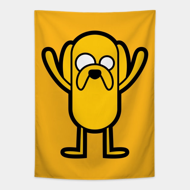 Jake the Dog Tooniefied Tapestry by Tooniefied