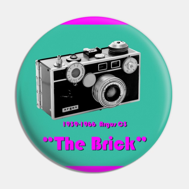 Argus C 3 The Brick Pin by Classic Photo Tease