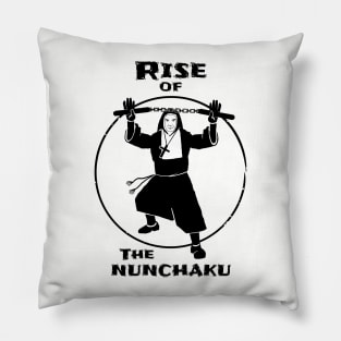 Rise Of The Nunchaku Nun Funny Martial Arts Pun Pillow