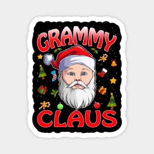 Grammy Santa Claus Christmas Matching Costume Magnet