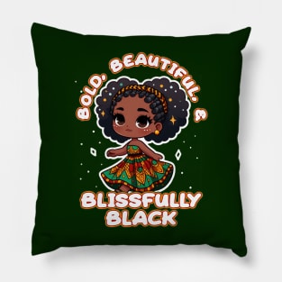 Black and beautiful Pillow