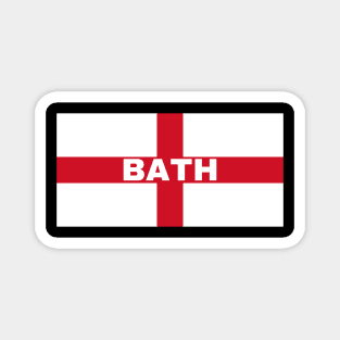 Bath City in English Flag Magnet