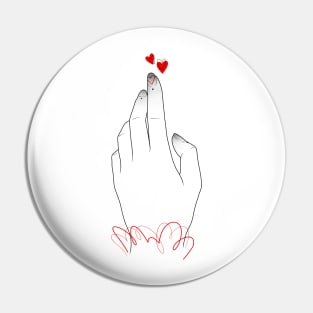 IN LOVING HANDS - lace Pin