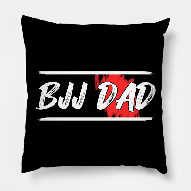 BJJ dad Pillow by fighterswin