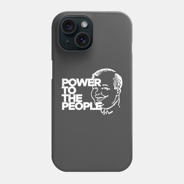 Power to the People Phone Case by teewizardstore