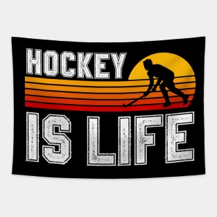 Hockey Is Life Tapestry
