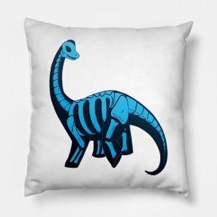 Skelly Blue Pillow