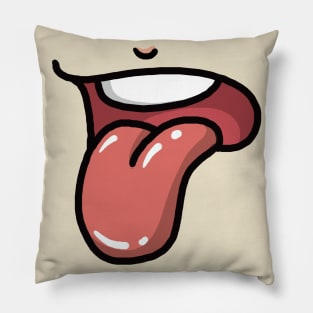 Stop Corona And Poke Your Tongue Out At It Pillow