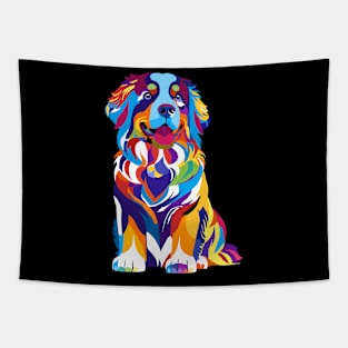 Dogs Animals wpap pop art Tapestry