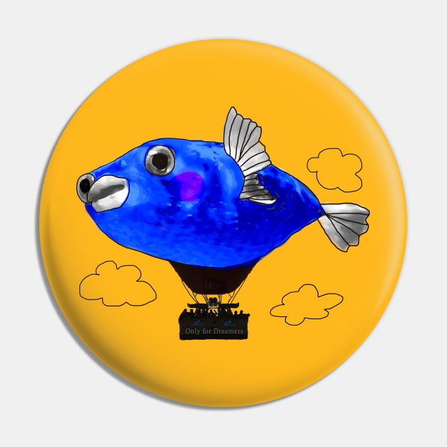 Blowfish Pin by mariacaballer