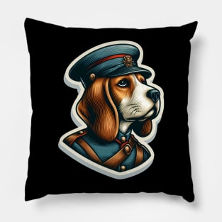 Beagle Soldier Pillow