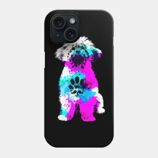 Bichon Habanero Ringo Stencil Artwork Phone Case