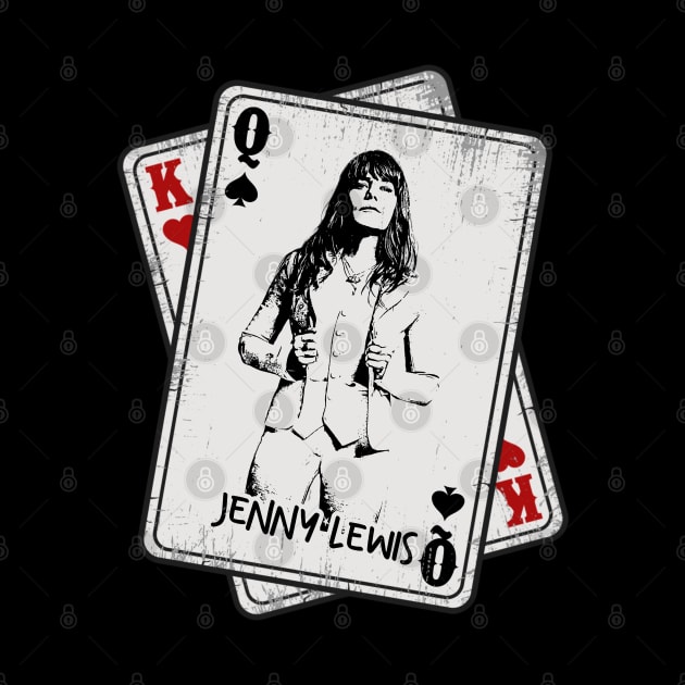 Retro Jenny Lewis Card Style by Slepet Anis