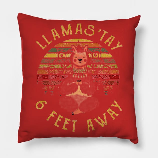 Llamast'ay 6 Pillow by Prashanthmuralidharart