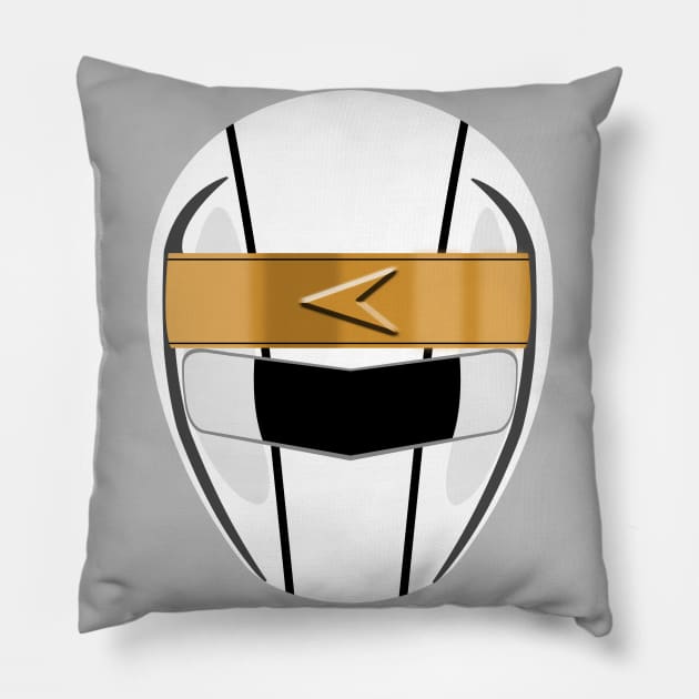 White Aquitian Ranger Pillow by SimpleIsCuteToo