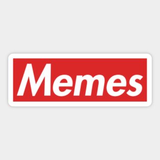 Supreme Meme Stickers Teepublic Au