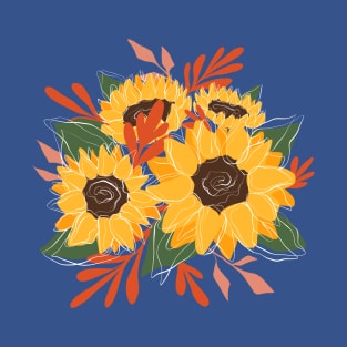 Sunflowers bouquet T-Shirt