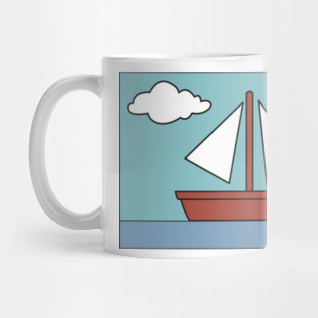 The Simpsons Sailboat Painting Simpsons Mug Teepublic