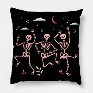 Awesome Dancing Skeleton Ideas Pillow