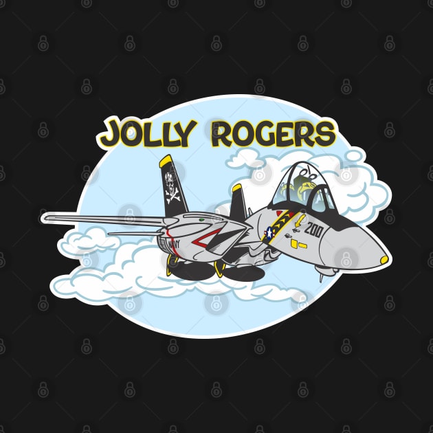 Tomcat Cartoon VF-84/103 Jolly Rogers by MBK