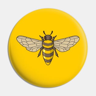 Honeybee Icon Pin