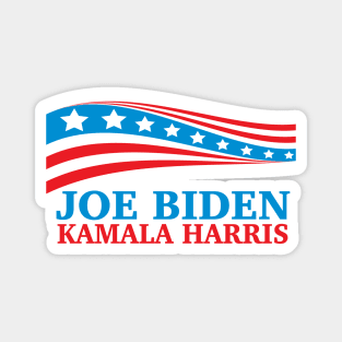 Joe Biden Kamala Harris 2020 American Flag Magnet