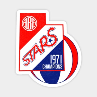 Defunct Utah Stars 1971 ABA Champions Magnet