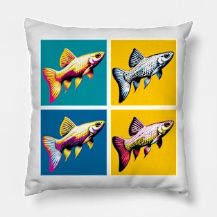 Pop Gold White Cloud Mountain Minnow - Cool Aquarium Fish Pillow