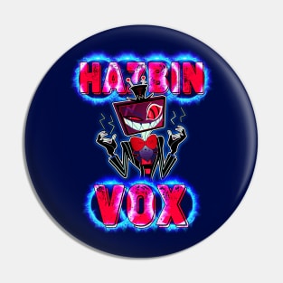 Funny And Funky Hazbin Hotel Vox Pin